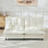 Causeuse 77 po, canapé modulaire moderne, canapé 2 places pour le salon, la chambre à coucher et un appartement, tissu chenille