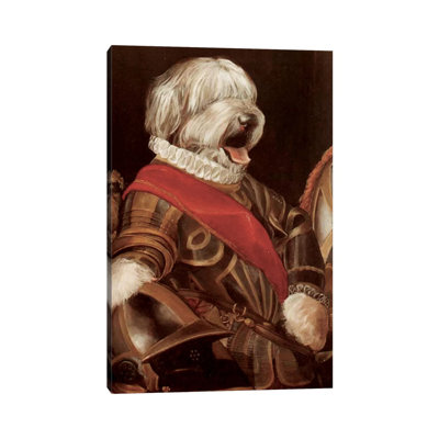 Shep 1 Piece Wrapped Canvas Painting