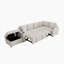 Canapé-lit modulaire convertible en L 84,7 po