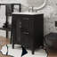 24 Inch Bathroom Vanity Cabinet With Twin Drawers And Door Plus Flexible Shelf-904323717