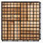 Naik 11.81'' L x 11.81'' W Solid Wood Interlocking Deck Tile in Natural