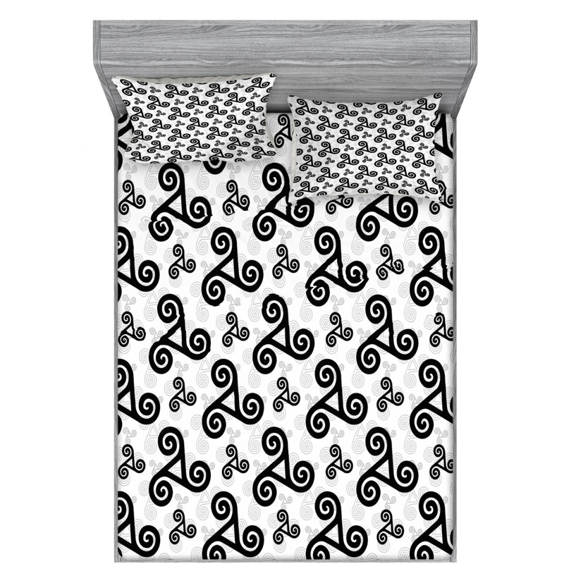 Microfiber Sheet Set, Full Sheet Set with Fitted Sheet