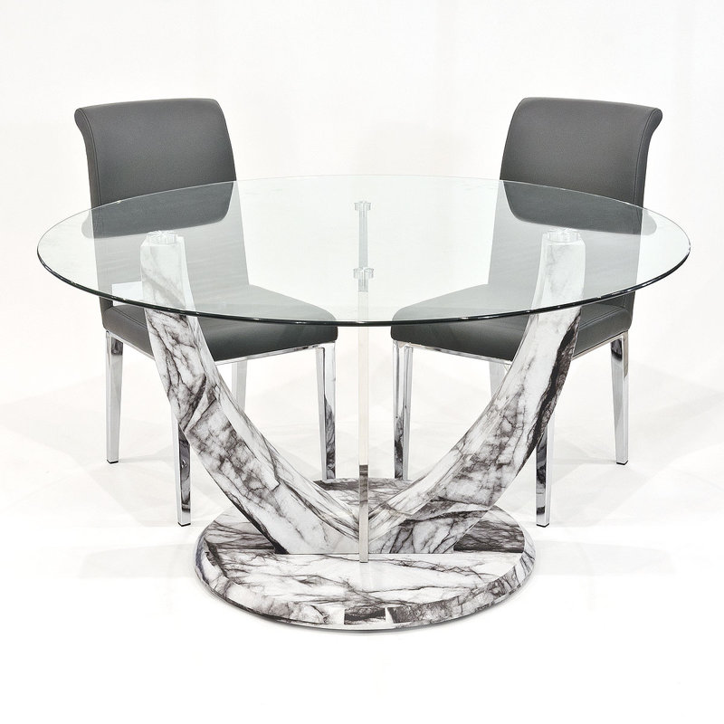 Titus 4 - Person Dining Set, Grey