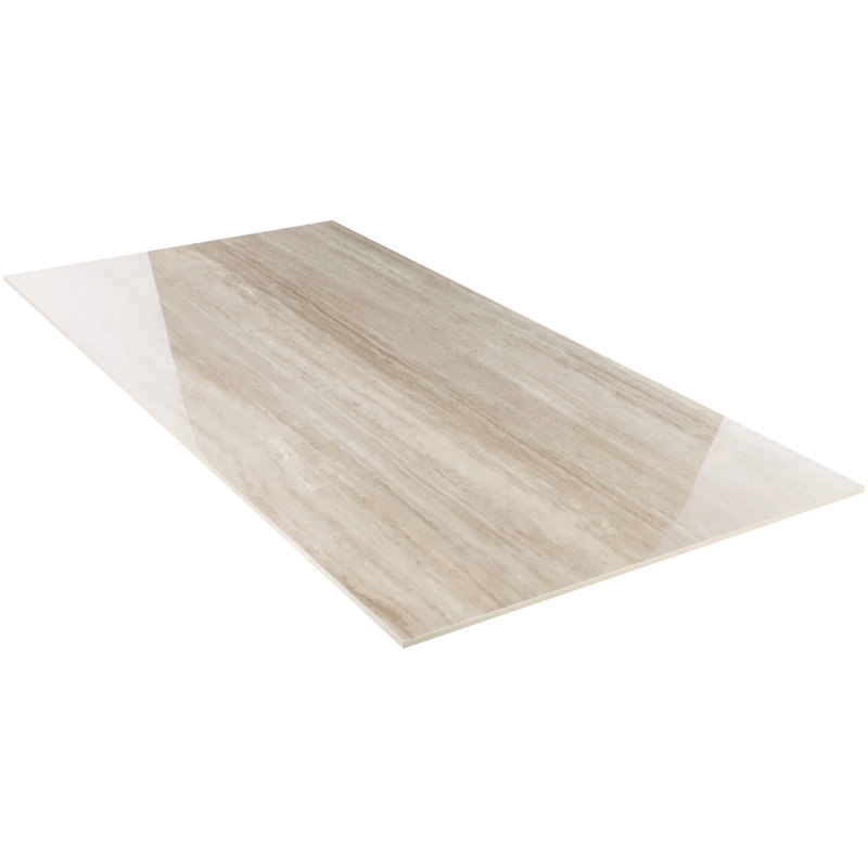 Carreau poli grand format Atlanta, Taupe