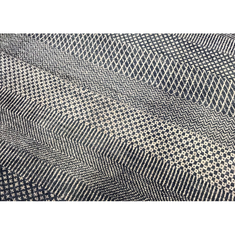 Hand-Knotted High-Quality Aqua Area Rug