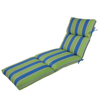 Coussin de chaise longue réversible Channeled