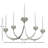 15.3'' H Stainless Steel Tabletop Candelabra