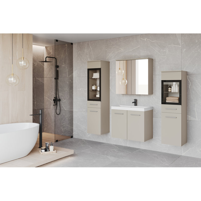 Sumiye Bathroom Suite, Cream