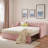Upholstered Daybed With Pop Up Trundle-1723817478