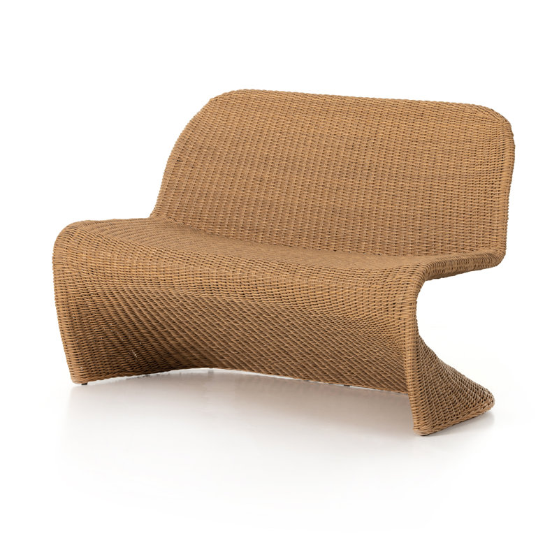 Portia Upholstered Dining Bench, Brown