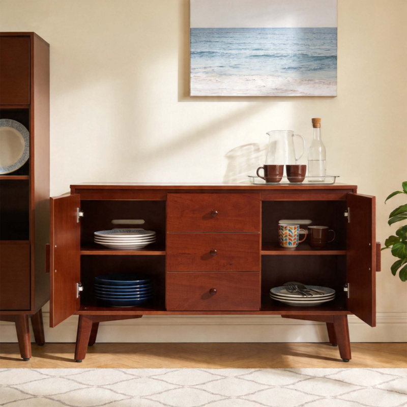 Buffet 47,3 po Mid Century Modern