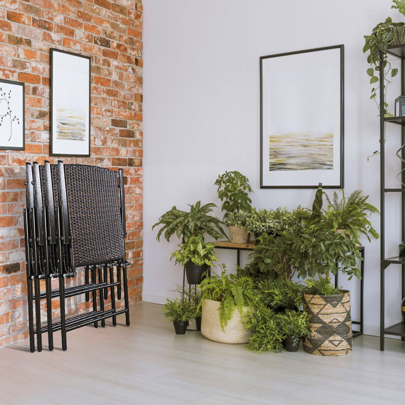 Chaise de terrasse pliante Basit