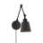 Lila 1-Light Adjustable Wall Sconce in Black-2106725102