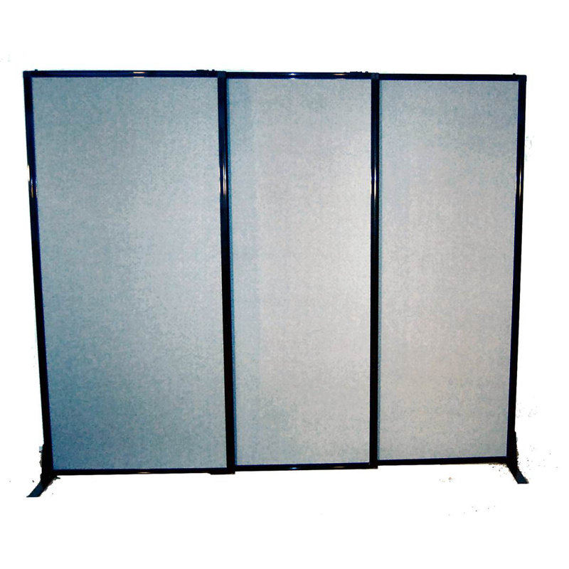 Cloison coulissante à 3 panneaux QuickWall, Opale, H 70 po x l 100 po