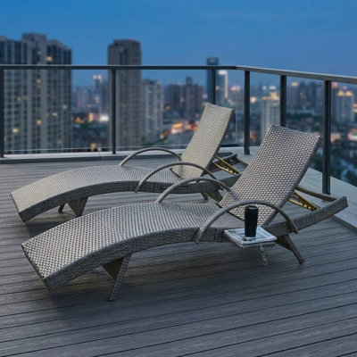 Duskin Outdoor Chaise Lounge Set
