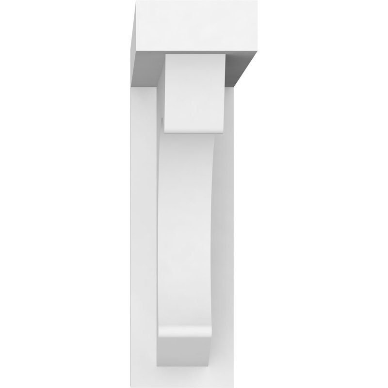 Support standard en PVC de qualité architecturale Emerson, H 5 po x l 1,5 po x p 5 po