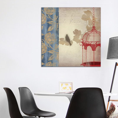 Twitter II by Asia Jensen - Wrapped Canvas Print