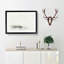 Lonely Boat upon the Lake in Abstract - Picture Frame Graphic Art Print-55759885-55759880