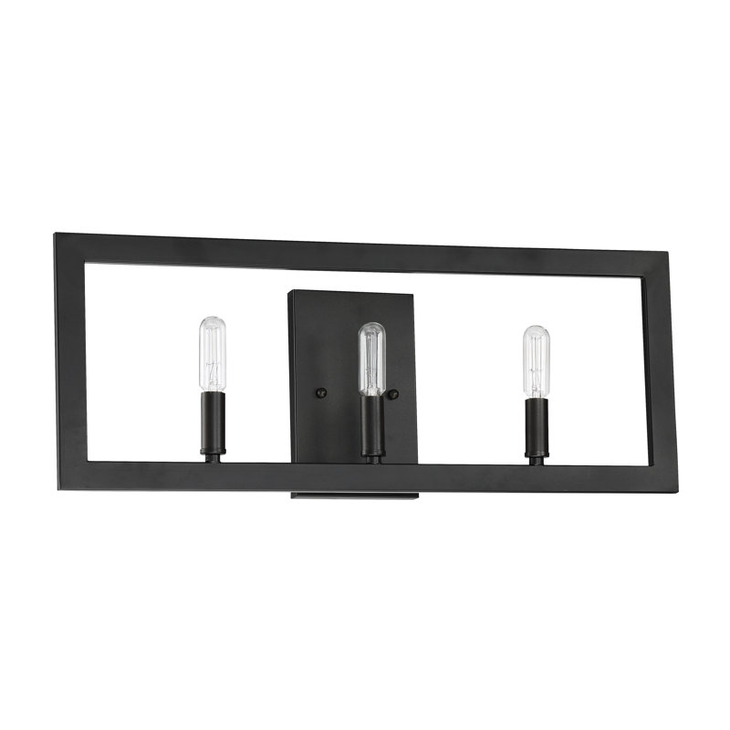 Éclairage pour salle de bain 3 lumières Biay, Espresso