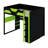 Loft Bed With Integrated Desk, Multi-Level Storage Shelves, USB Ports & RGB Lighting-840089093