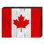 « flag of canada »-impression d’art graphique sans cadre sur bois