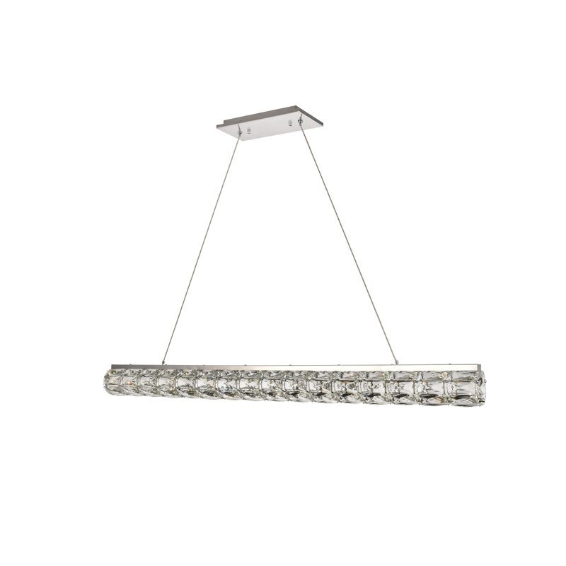 Ultan - Light Pendant, 80" H x 48.5" W x 3.9" D, Chrome