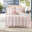 Ensembles de literie roses pour lit simple et lit simple XL, couette à volants en microfibre pour chambre à coucher