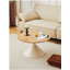 TABLE RONDE BLANC + BOIS