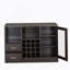 Armoire d'appoint polyvalente avec porte-bouteilles pour plusieurs pièces, idéale pour exposer et ranger divers articles