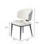 Chaise d'appoint moderne (ensemble de 2)-108730079