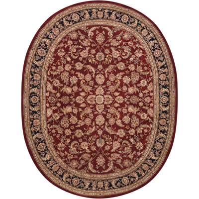 Oakleaf Wool Oriental Indoor Rug