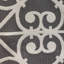 Coussin décoratif d’intérieur/extérieur à chevrons gris de luxe Plutus-6774226
