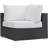 Modway Convene Wicker Rattan 9pc Outdoor Patio Sectional Sofa Furniture Set-73891090