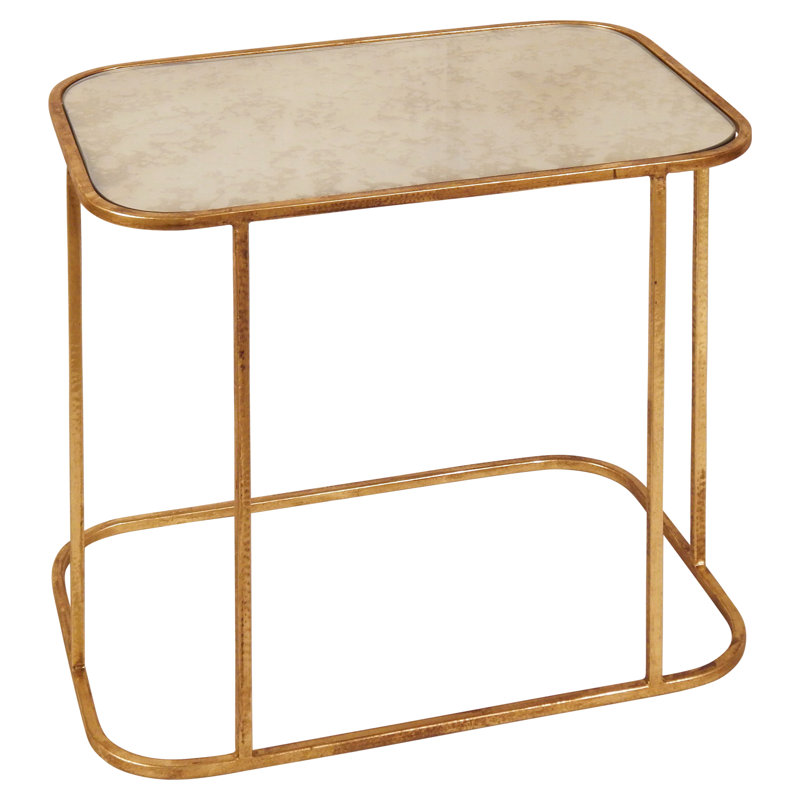 Hilton Mirrored Frame End Table