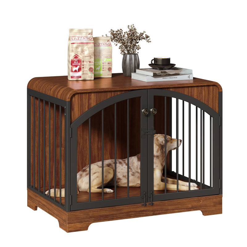 Meuble de rangement pour chien 31,5 "Farmhouse, H 25 po x l 31,5 po x P 21 po, Brun