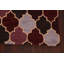 Tapis noir / gris / rouge en laine touffetée à la main Finwith