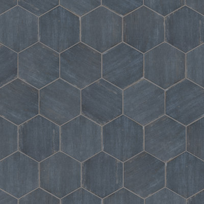 Retro 7" x 8" Porcelain Wood Look Wall & Floor Tile