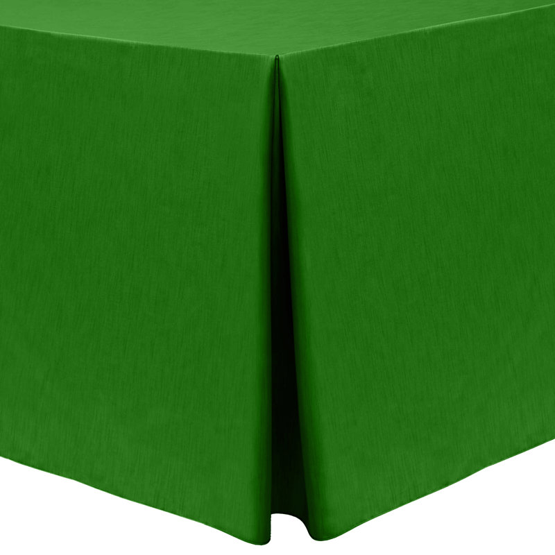 Majestic Solid Color Tablecloth, 90" x 72", Pickle Green, 1