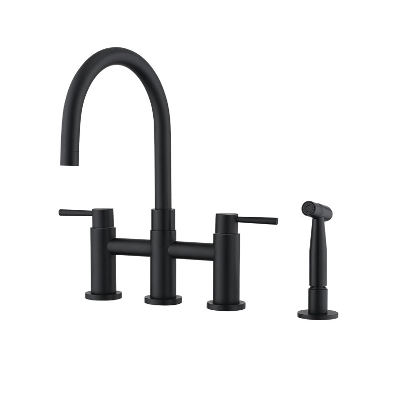 Himimi Kitchen Faucet, Matte Black