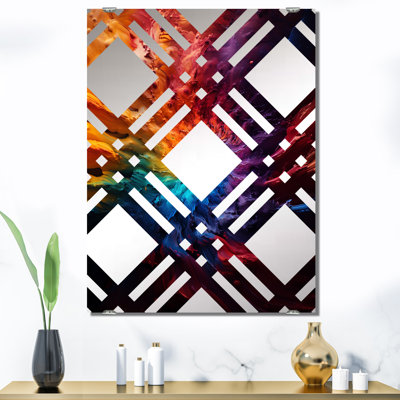 Saway - Décoration murale abstraite miroir fractal