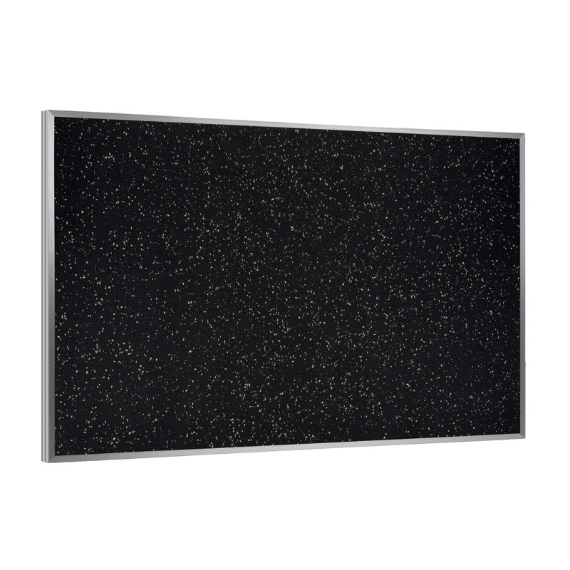 Babillard en caoutchouc recyclé mural, Confetti, H 48,5 po x l 72,5 po x P 0,58 po