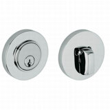 Contemporary Low Profile Single Cylinder Deadbolt
