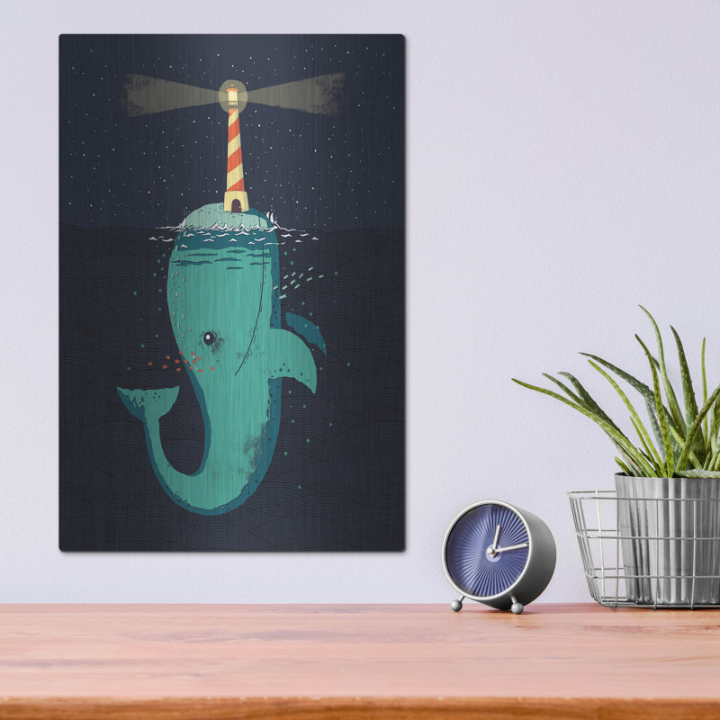 «King Of The Narwhals» par Michael Buxton, H 16 po x l 12 po