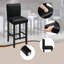 Ambriz Upholstered Counter Stool with Solid Wood Frame-813900874