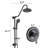 Shower Head With Handheld Shower System With 8" Rain Shower Head (Roughin Valve Included)-124944756