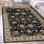 Tapis noir traditionnel Weiser