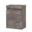Meuble-lavabo de salle de bain avec lavabo, meuble-lavabo mural avec lavabo et portes, meuble-lavabo de salle de bain