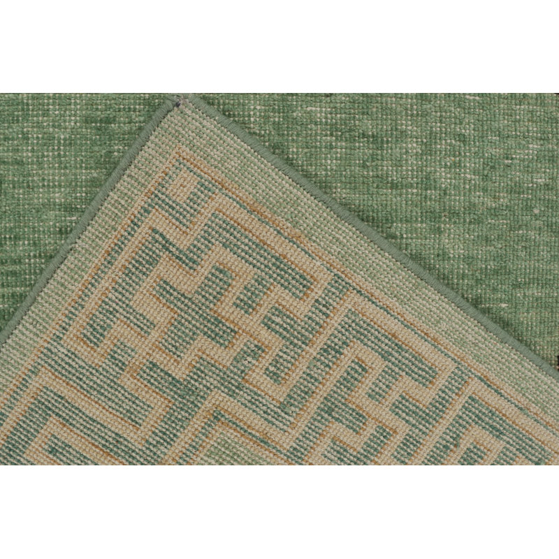 Distressed Homage Hand Knotted Wool Animal Print Area Rug, Rectangle 13' x 19'