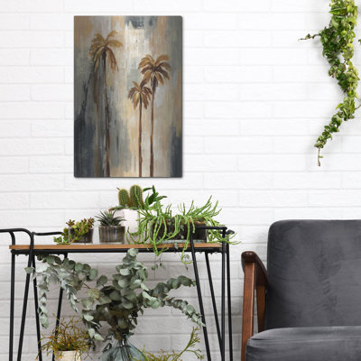 «Palm Trees I» par Silvia Vassileva, art mural en métal