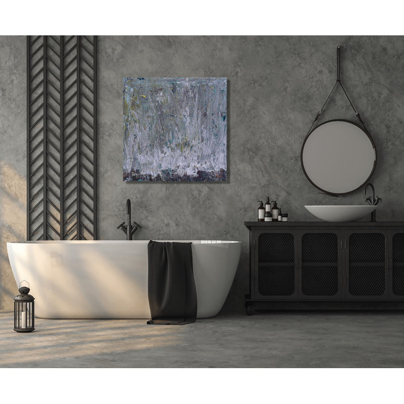 Silver Shadow - Artist Enhanced Canvas Print, Black Framed Canvas, 31.5" H x 31.5" W x 1.75" D